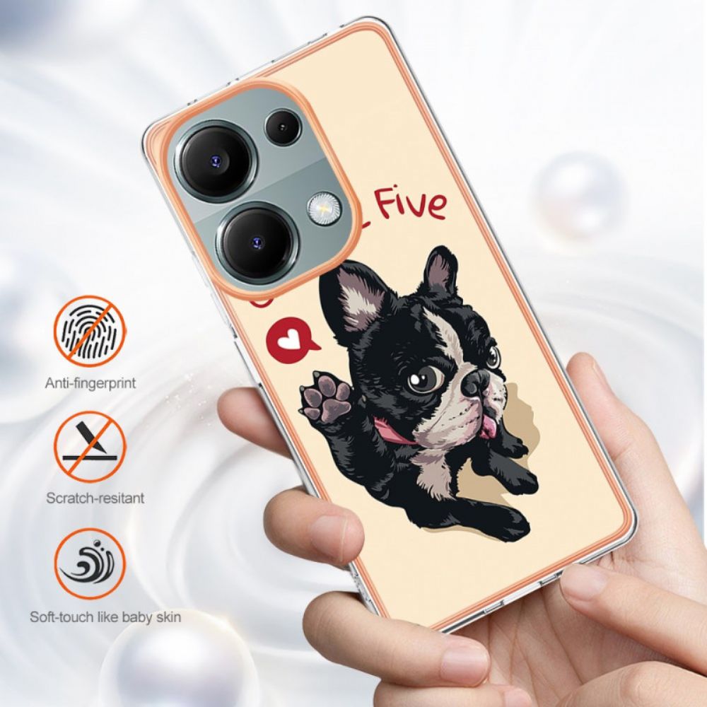 Hoesje Xiaomi Redmi Note 13 Pro 4g Hond Geef Mij Vijf