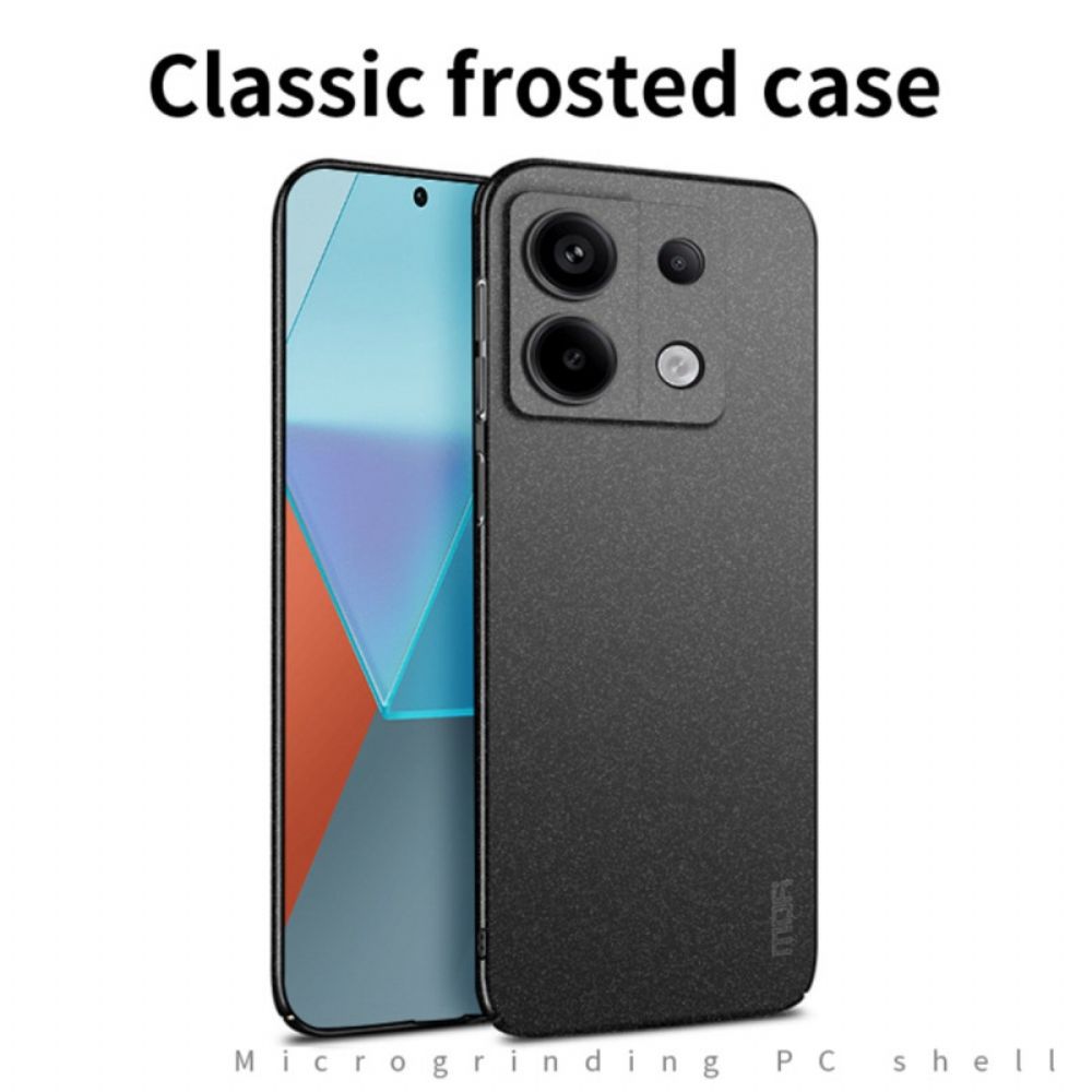 Leren Hoesje Xiaomi Redmi Note 13 Pro 4g Schild Mat Mofi