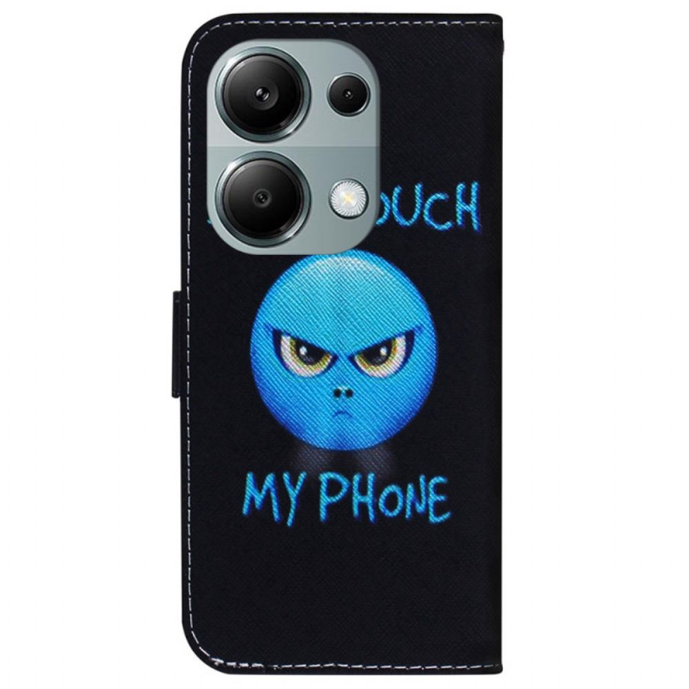 Leren Hoesje Xiaomi Redmi Note 13 Pro 4g Telefoon-emoji