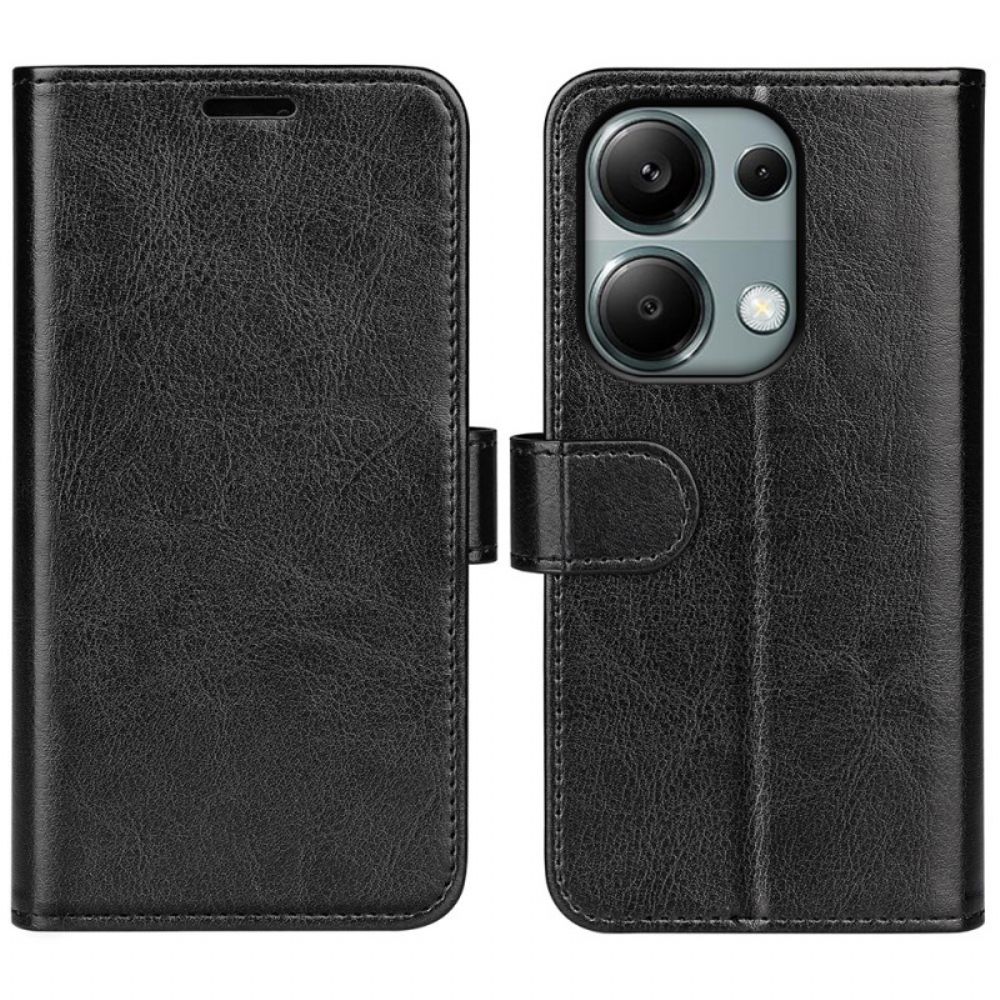 Leren Hoesje Xiaomi Redmi Note 13 Pro 4g Vintage Lederen Stijl Bescherming Hoesje