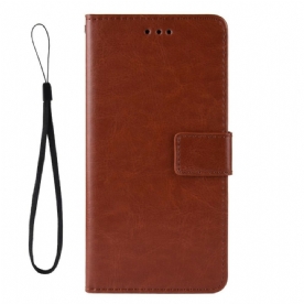 Flip Case voor Sony Xperia L4 Flitsachtig Kunstleer