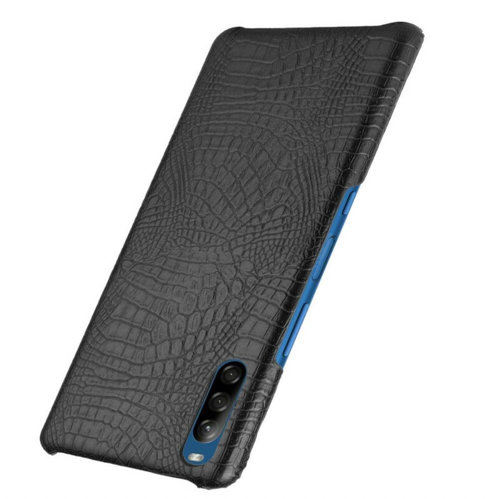 Telefoonhoesje voor Sony Xperia L4 Krokodillenleereffect