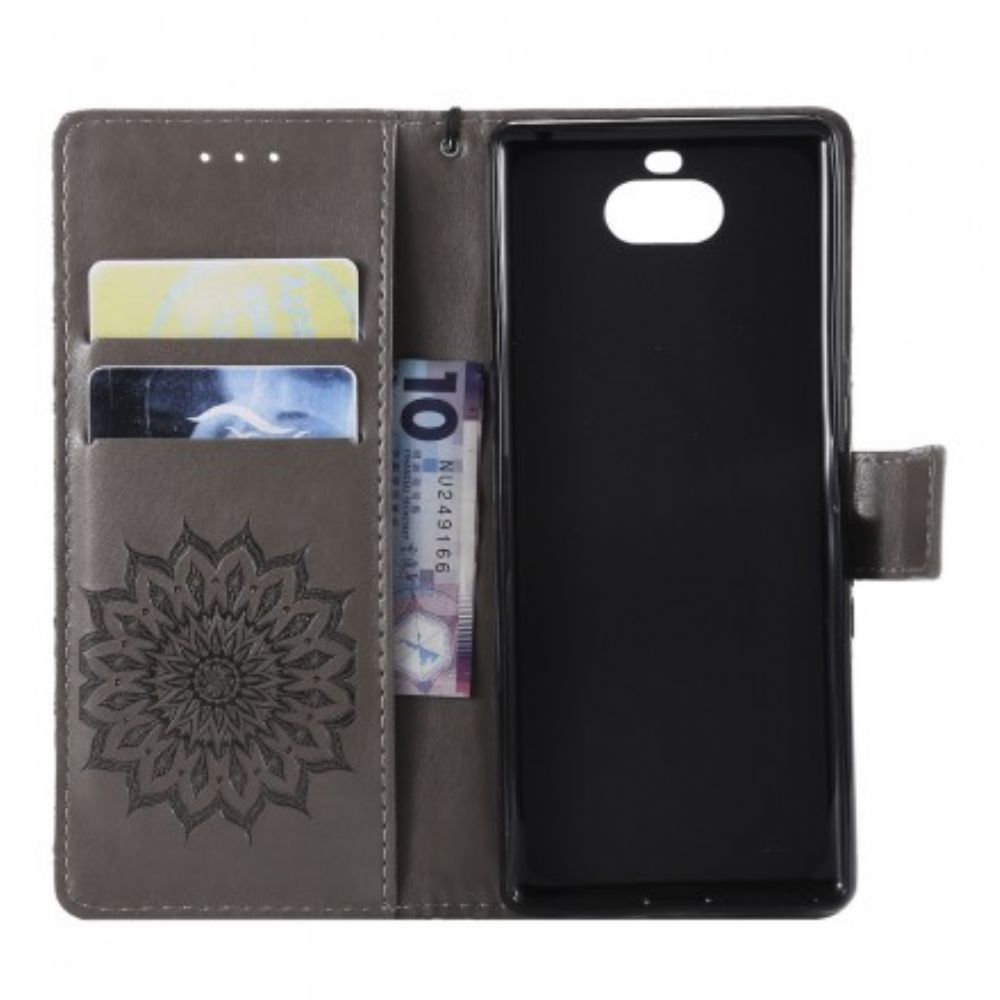 Flip Case voor Sony Xperia 10 Bloemenmandala