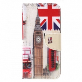 Flip Case voor Sony Xperia 10 Londen Leven