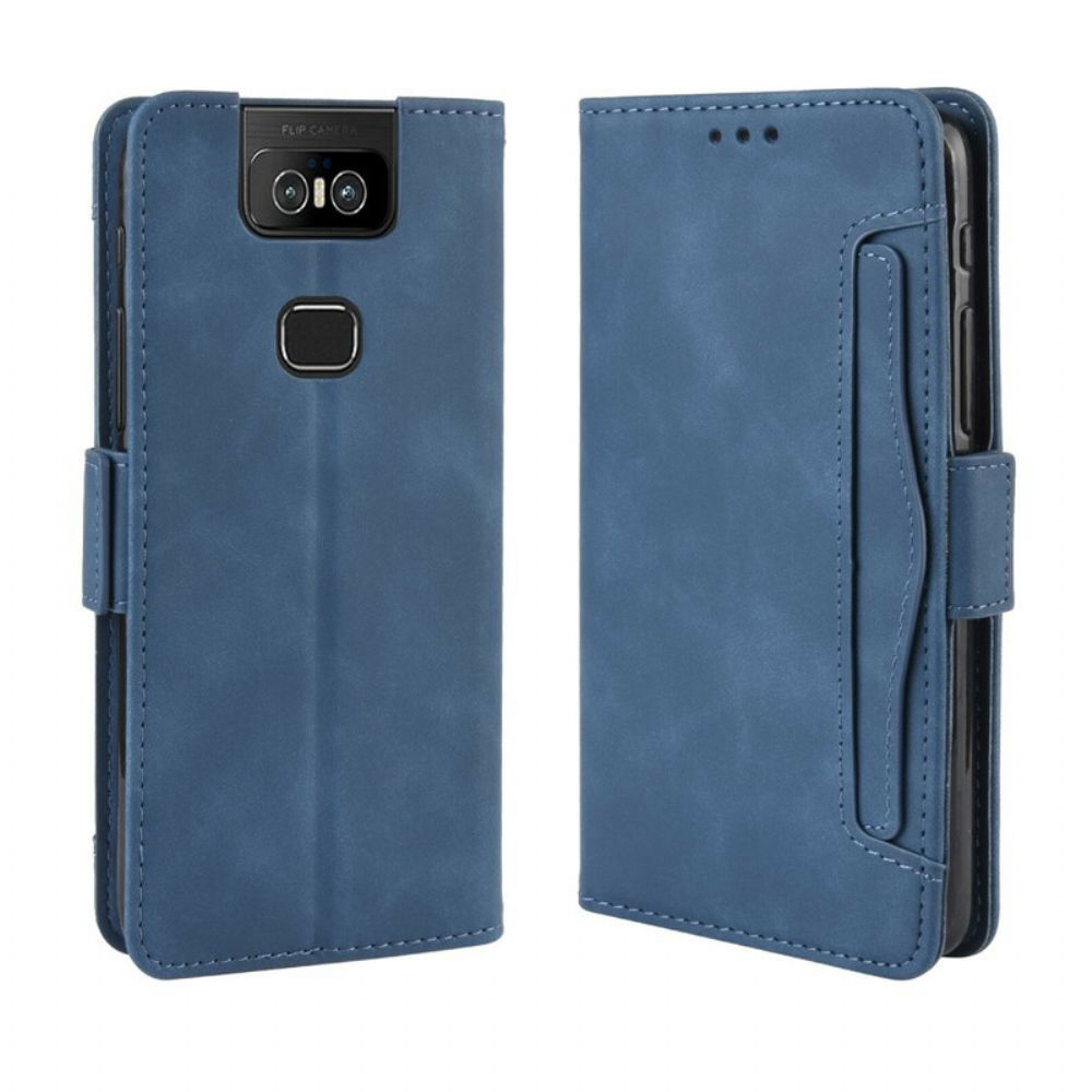 Flip Case voor Asus ZenFone 6 Eerste Klas Multi-kaart