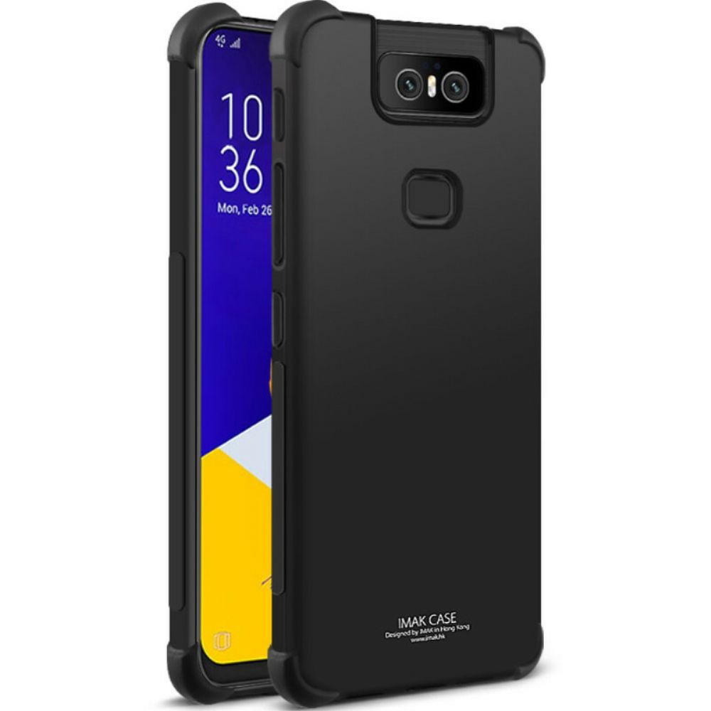 Hoesje voor Asus ZenFone 6 Flexibele Siliconen Met Film Voor Imak-scherm