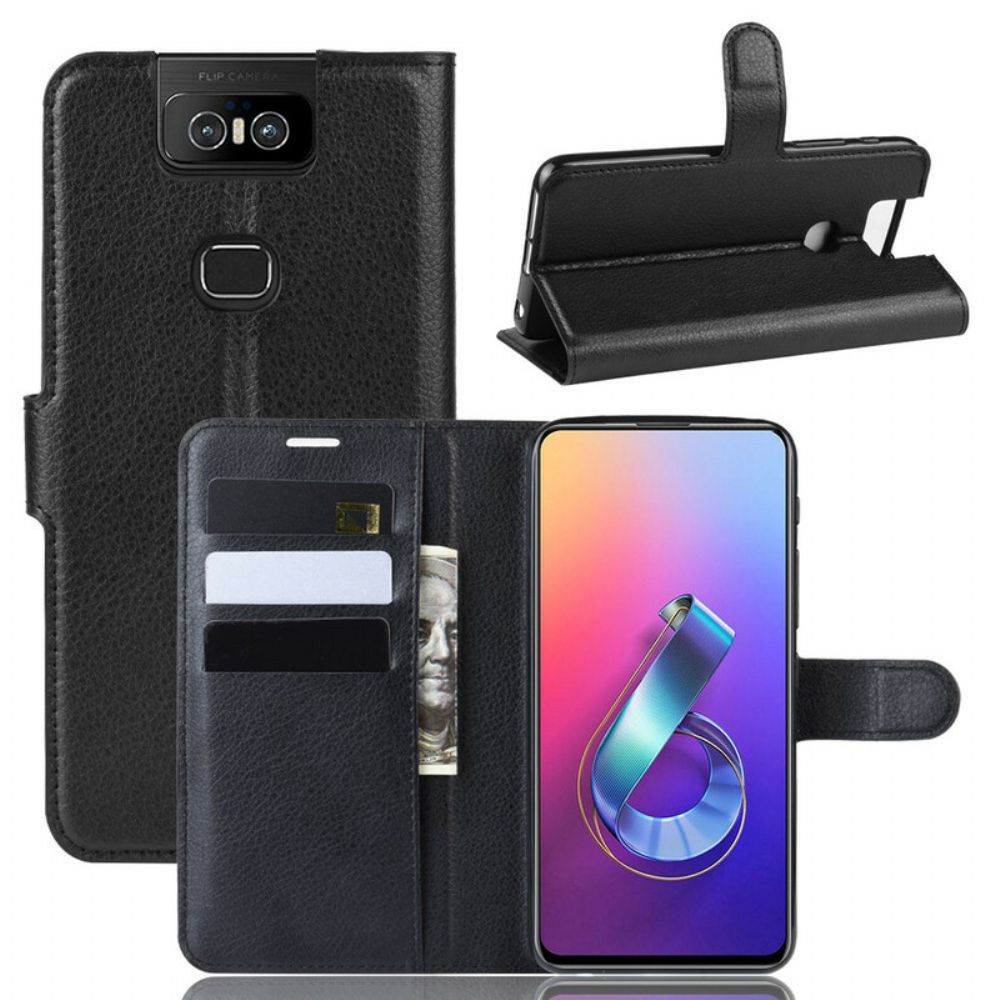 Leren Hoesje voor Asus ZenFone 6 Klassiek