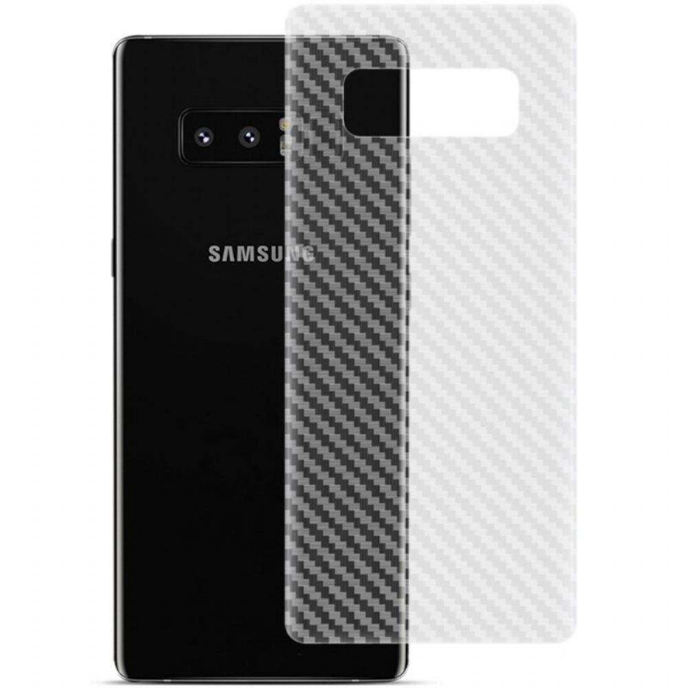 Achterste Beschermfolie Voor Samsung Galaxy Note 8 Carbon Style Imak