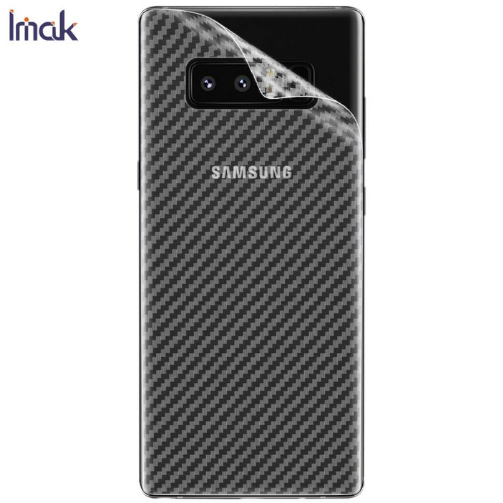 Achterste Beschermfolie Voor Samsung Galaxy Note 8 Carbon Style Imak