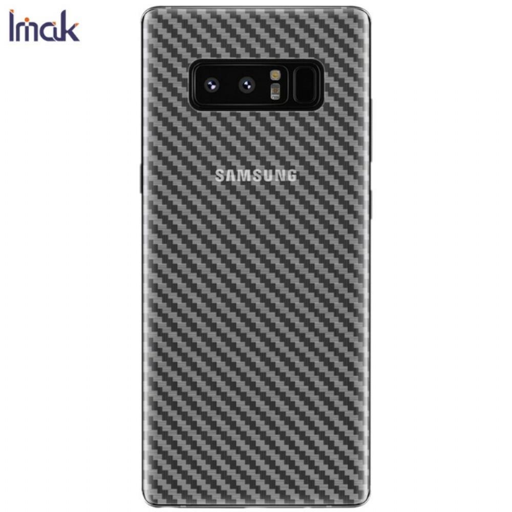 Achterste Beschermfolie Voor Samsung Galaxy Note 8 Carbon Style Imak