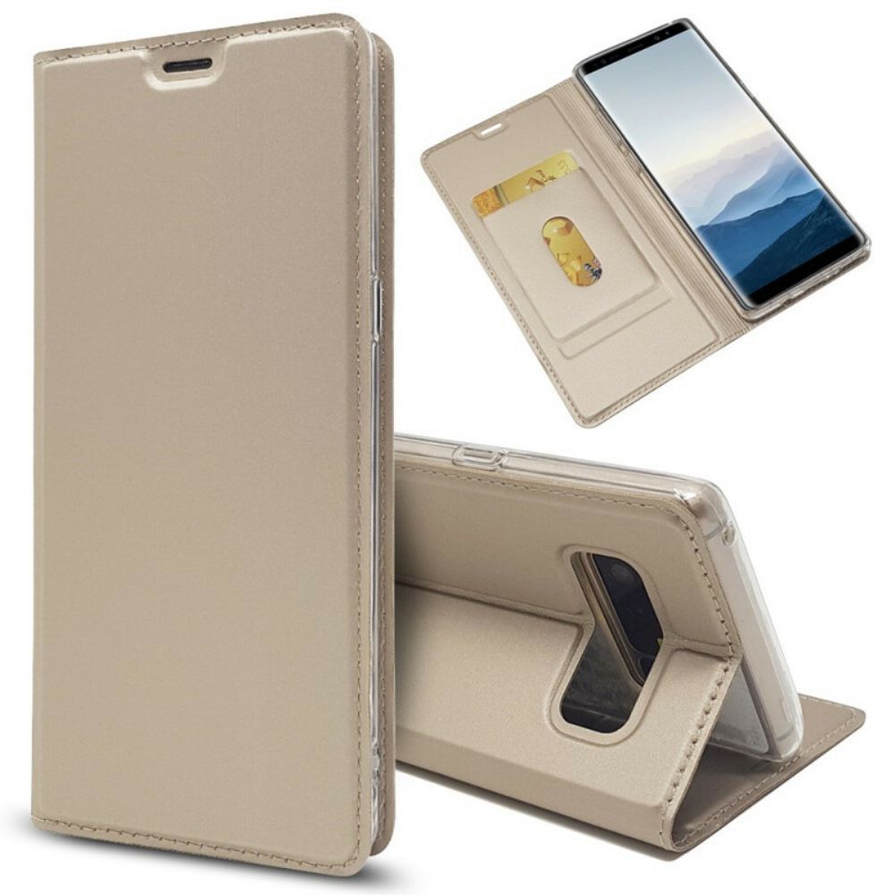 Bescherming Hoesje voor Samsung Galaxy Note 8 Folio-hoesje Premium Leereffect