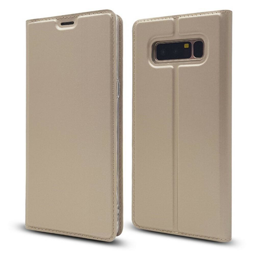 Bescherming Hoesje voor Samsung Galaxy Note 8 Folio-hoesje Premium Leereffect