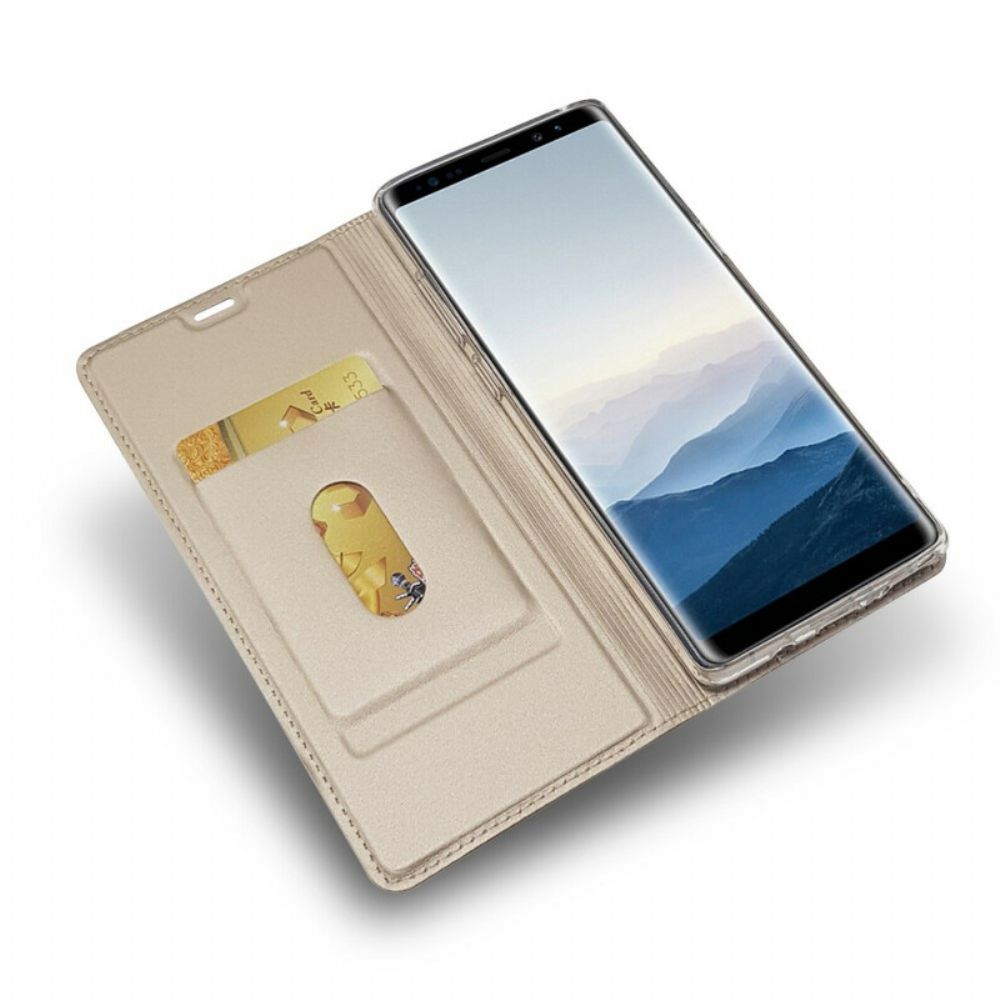 Bescherming Hoesje voor Samsung Galaxy Note 8 Folio-hoesje Premium Leereffect