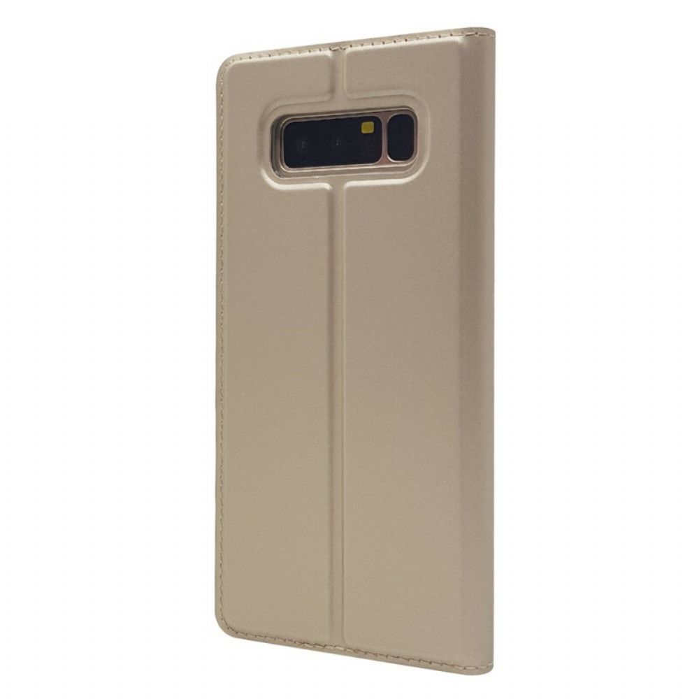 Bescherming Hoesje voor Samsung Galaxy Note 8 Folio-hoesje Premium Leereffect