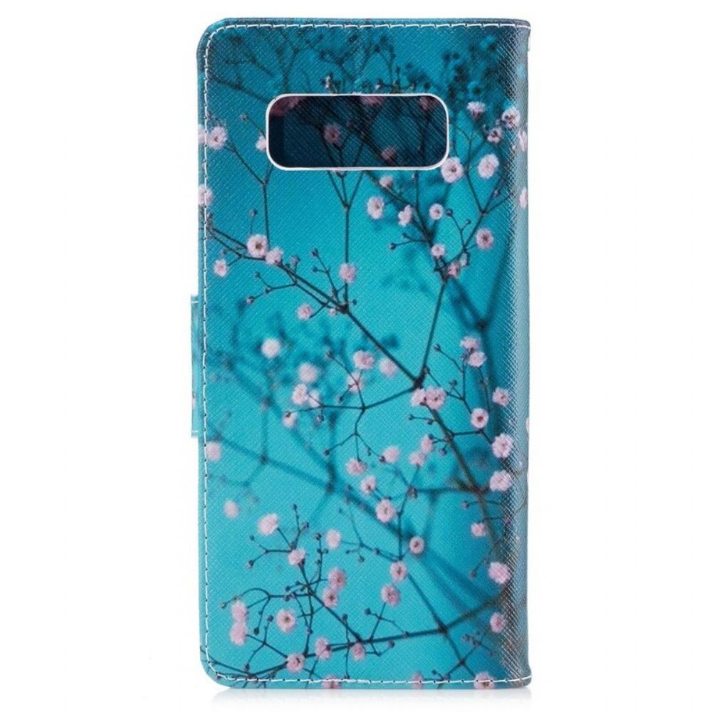 Folio-hoesje voor Samsung Galaxy Note 8 Bloeiende Boom