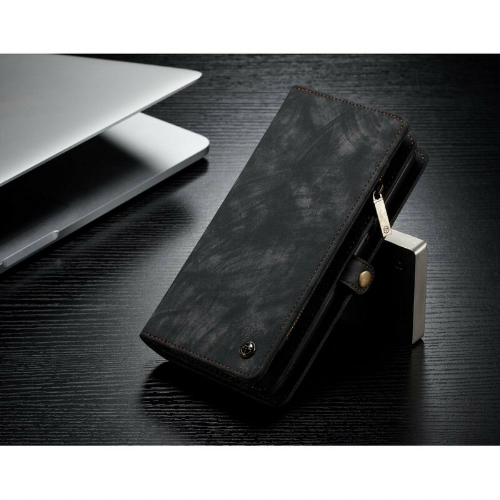 Folio-hoesje voor Samsung Galaxy Note 8 Caseme Vintage Leer