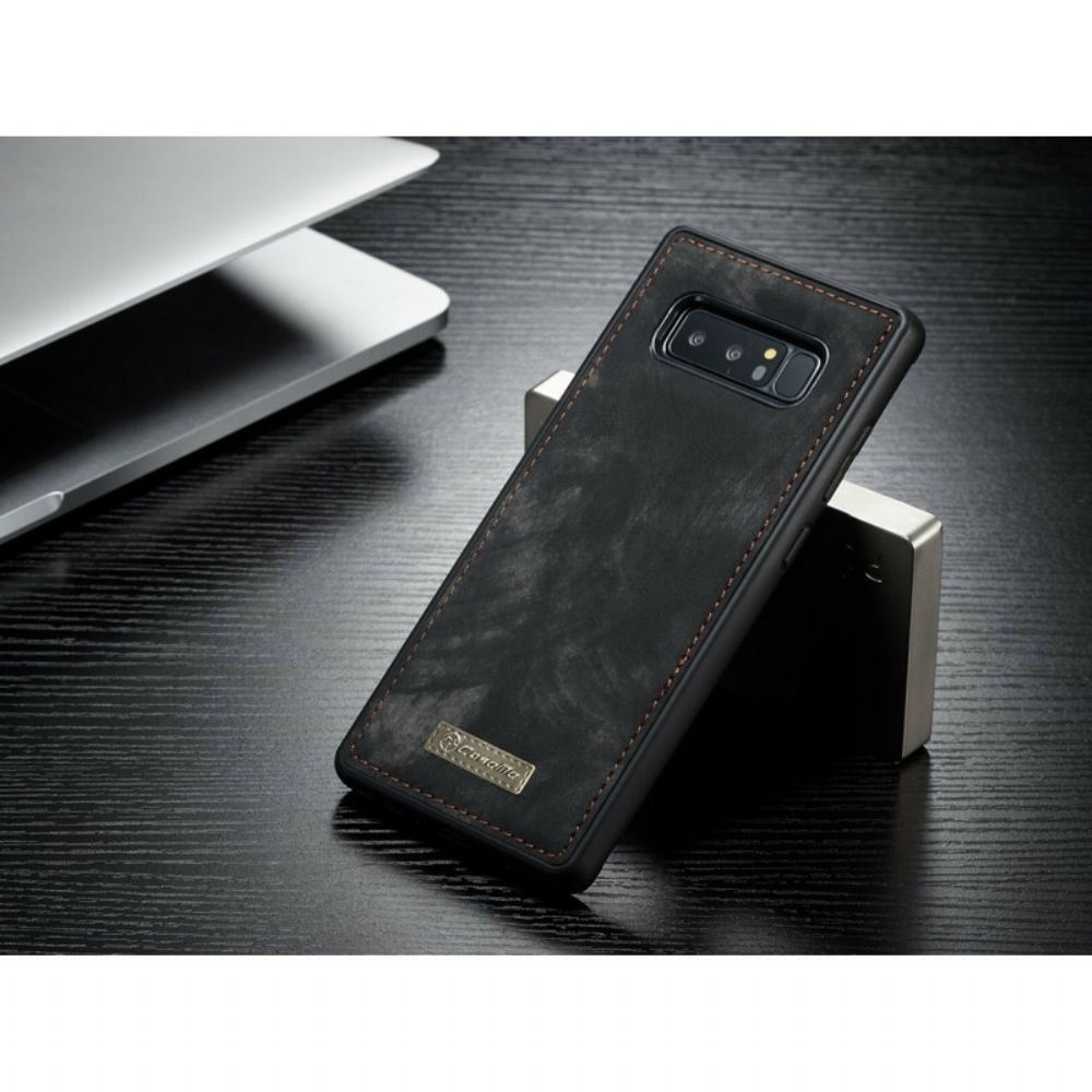 Folio-hoesje voor Samsung Galaxy Note 8 Caseme Vintage Leer