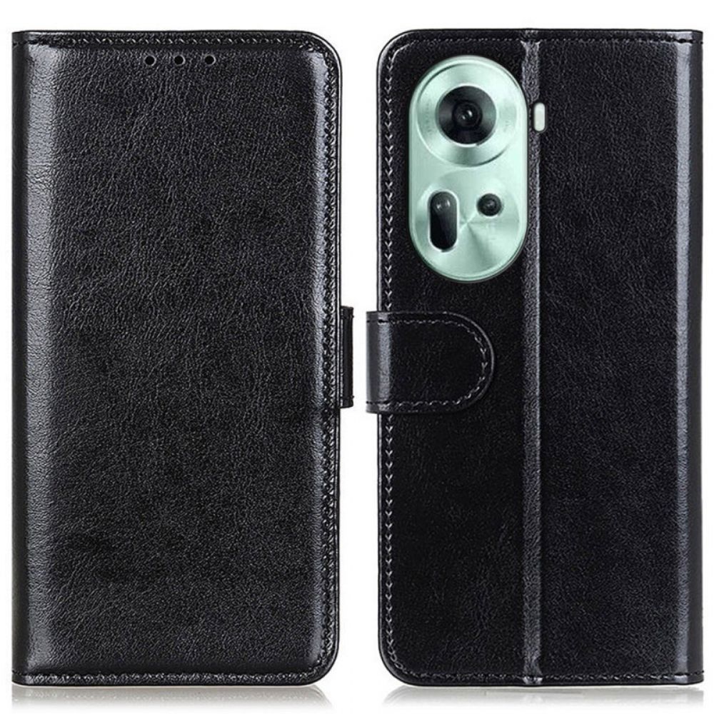 Flip Case Leren Oppo Reno 11 5g Kunstlakleer