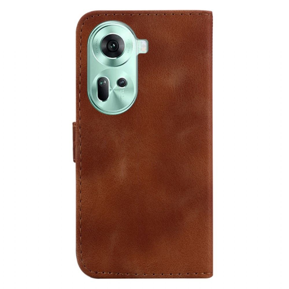 Folio-hoesje Oppo Reno 11 5g Uitvoering 7 Met Riem