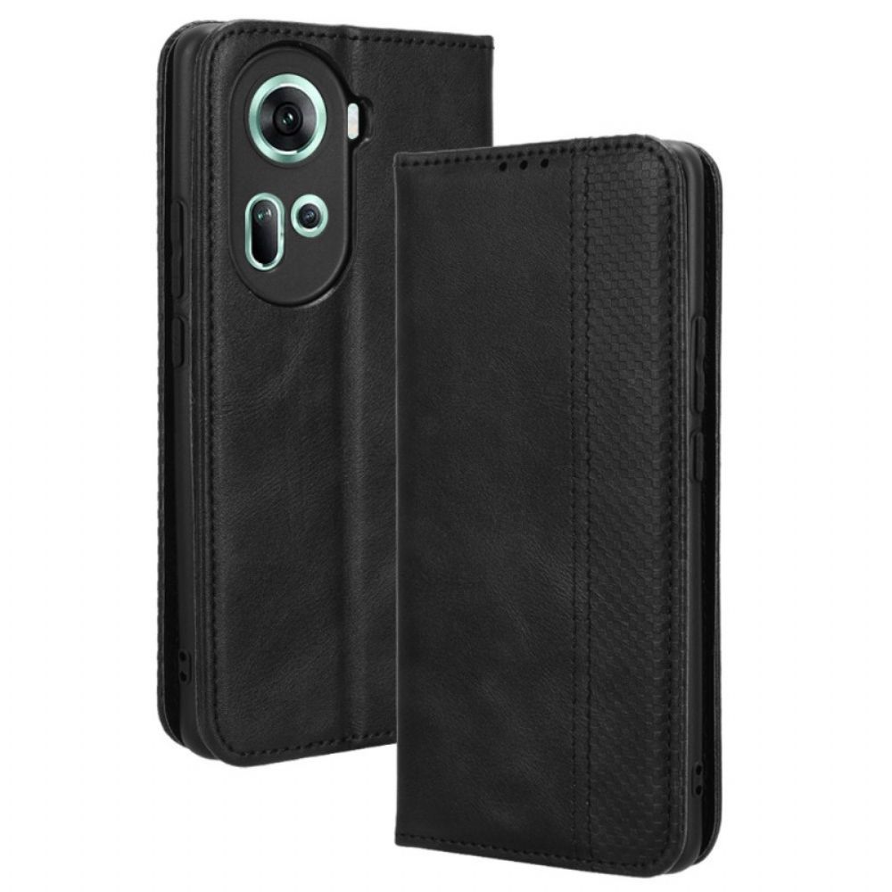 Folio-hoesje Voor Oppo Reno 11 5g Retro