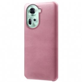 Hoesje Oppo Reno 11 5g Ledereffect