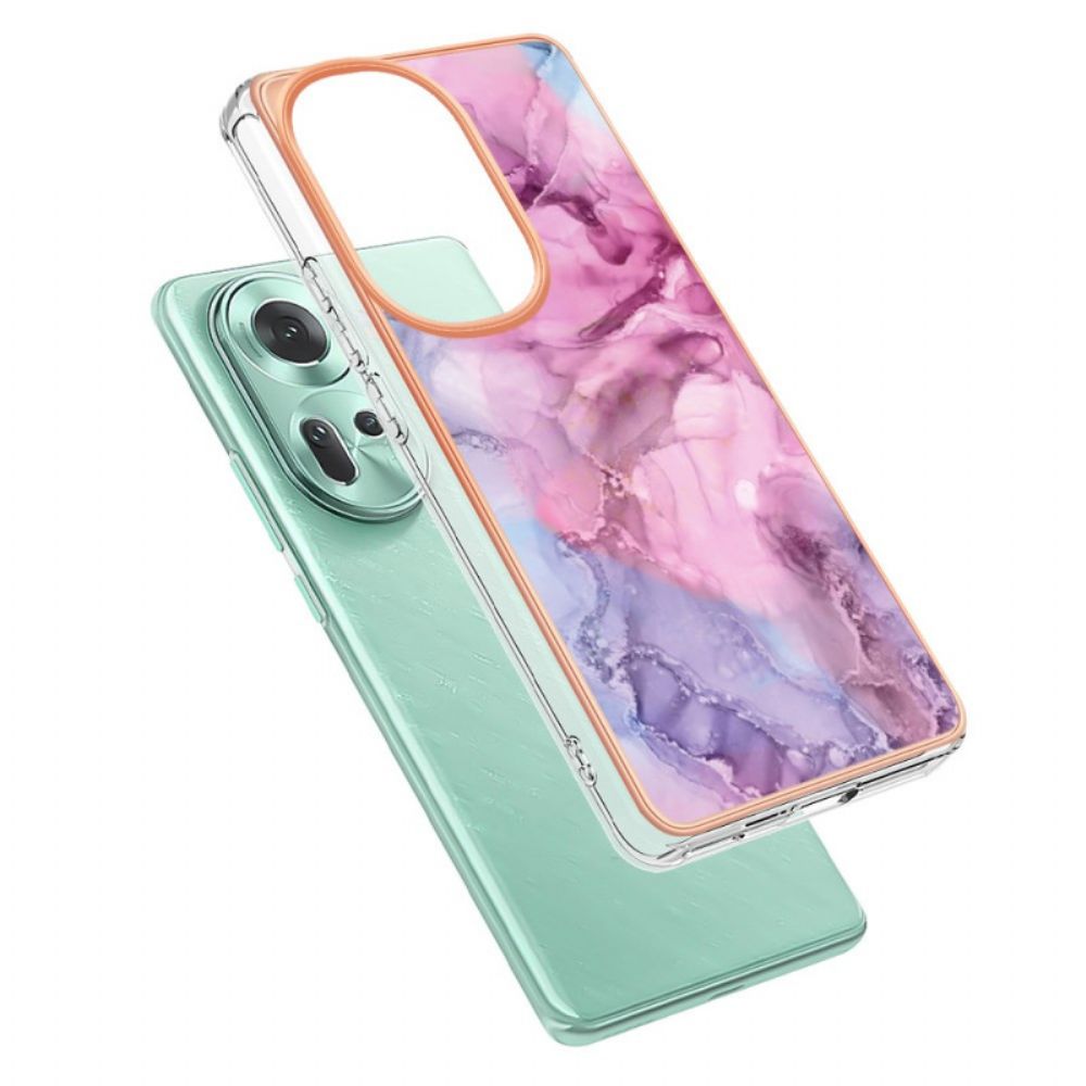 Hoesje Oppo Reno 11 5g Marmeren Stijl