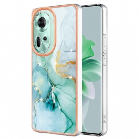 Hoesje Oppo Reno 11 5g Marmerpatroon Bescherming Hoesje