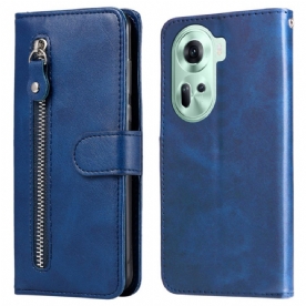 Leren Hoesje Oppo Reno 11 5g Portemonnee Bescherming Hoesje