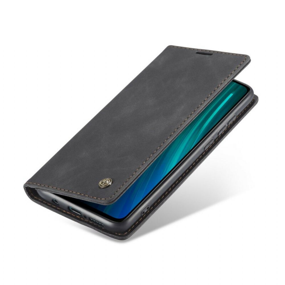 Bescherming Hoesje voor Xiaomi Redmi Note 8 Pro Folio-hoesje Caseme Kunstleer