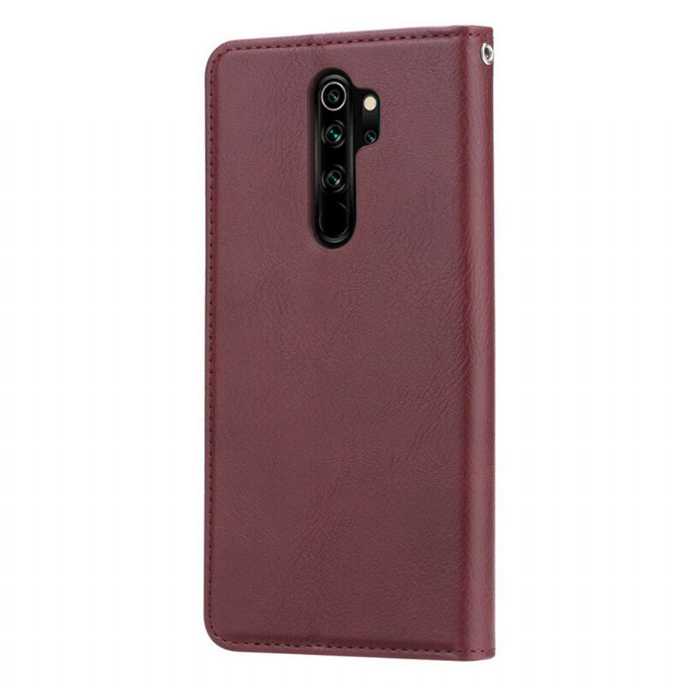 Bescherming Hoesje voor Xiaomi Redmi Note 8 Pro Folio-hoesje Kaarthouder Van Kunstleer