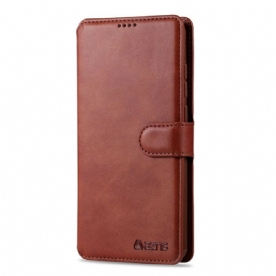 Flip Case voor Xiaomi Redmi Note 8 Pro Azns Leereffect