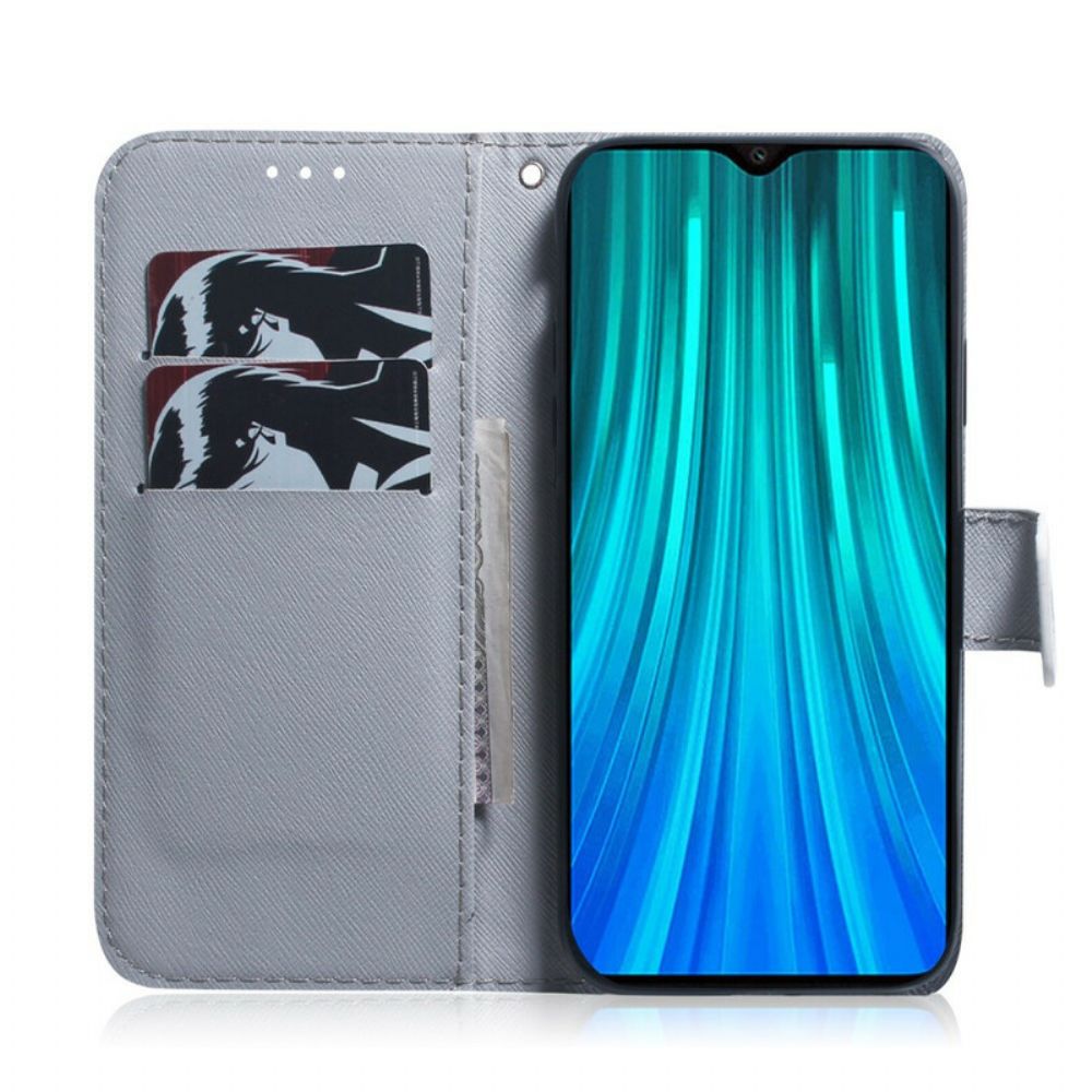 Flip Case voor Xiaomi Redmi Note 8 Pro Bloeiende Takken