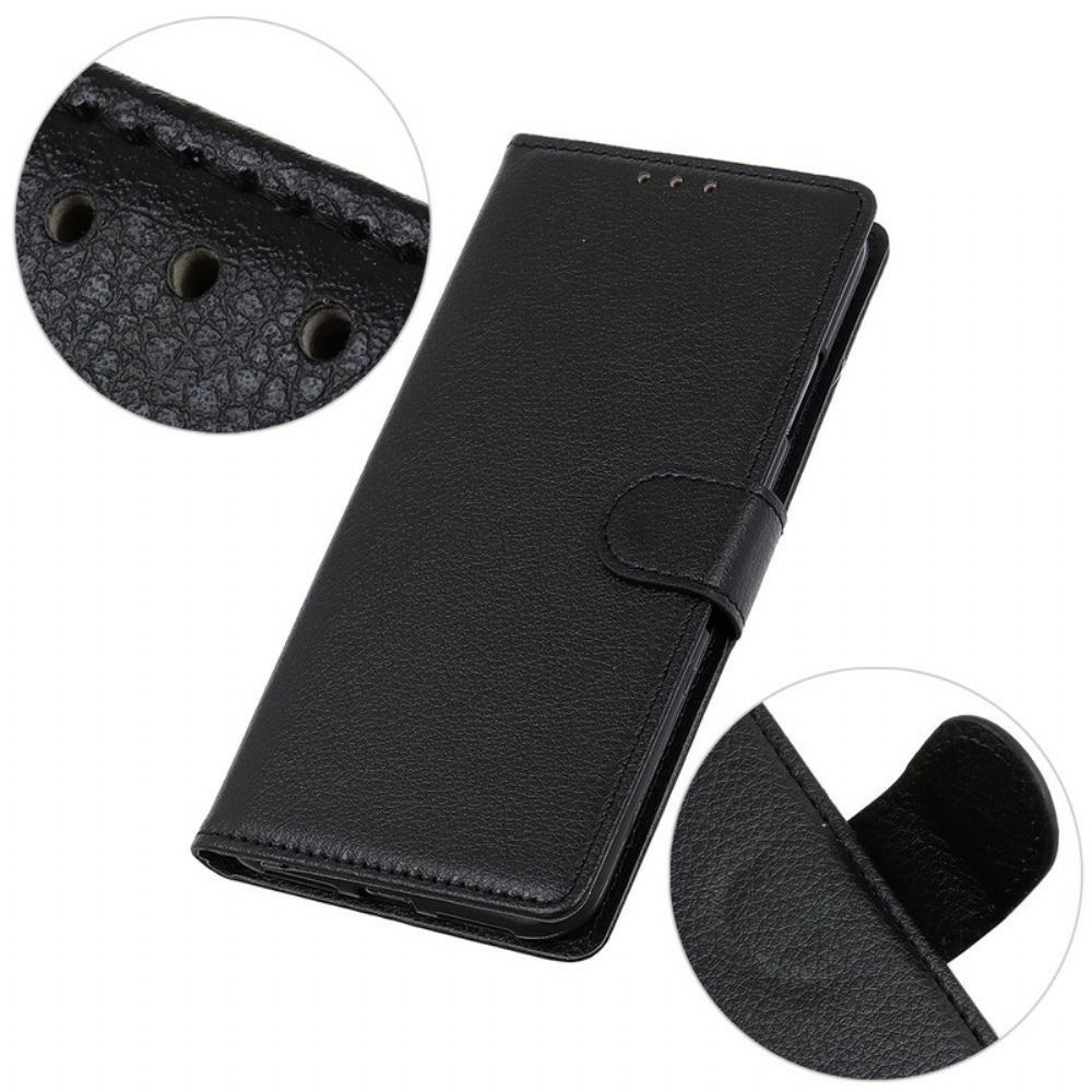 Flip Case voor Xiaomi Redmi Note 8 Pro Faux Leather Litchi Traditie