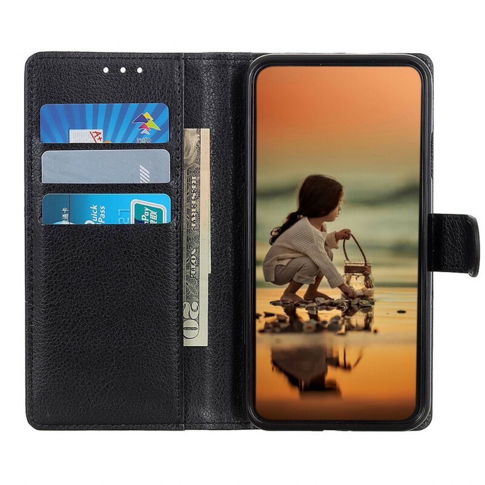 Flip Case voor Xiaomi Redmi Note 8 Pro Faux Leather Litchi Traditie