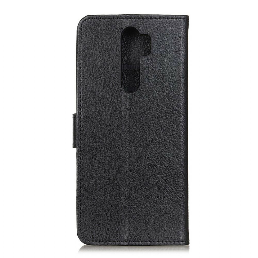 Flip Case voor Xiaomi Redmi Note 8 Pro Faux Leather Litchi Traditie