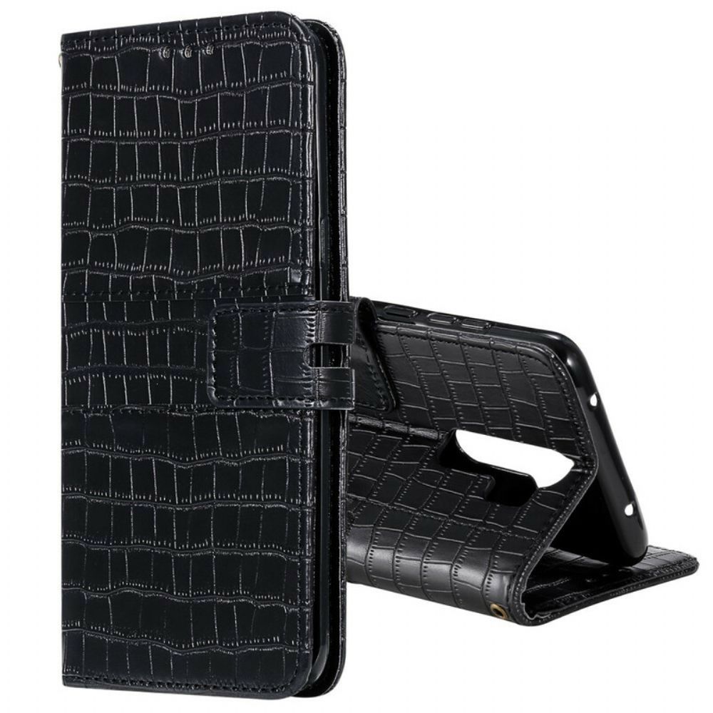 Flip Case voor Xiaomi Redmi Note 8 Pro Helemaal Croc