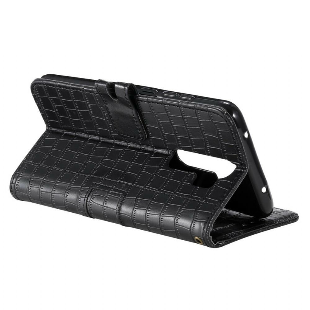 Flip Case voor Xiaomi Redmi Note 8 Pro Helemaal Croc