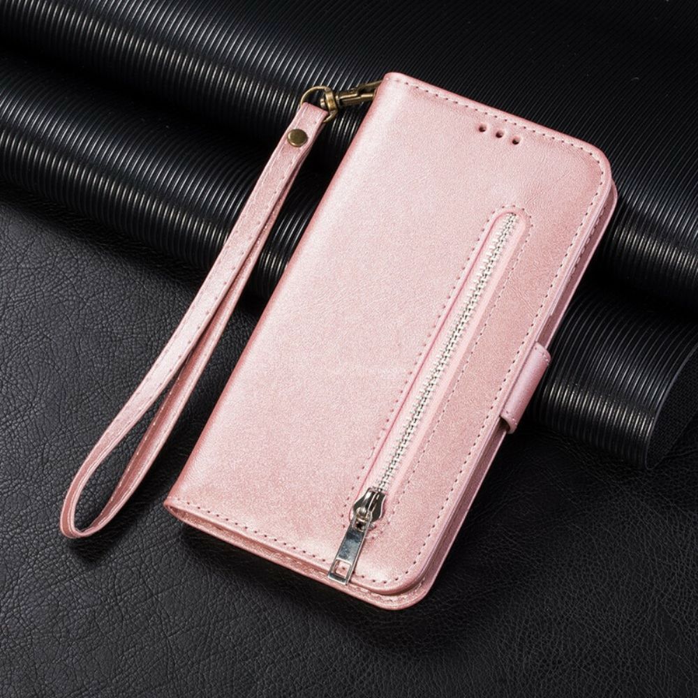 Flip Case voor Xiaomi Redmi Note 8 Pro Portemonnee Met Koord