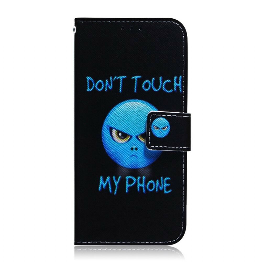 Folio-hoesje voor Xiaomi Redmi Note 8 Pro Emoji-telefoon