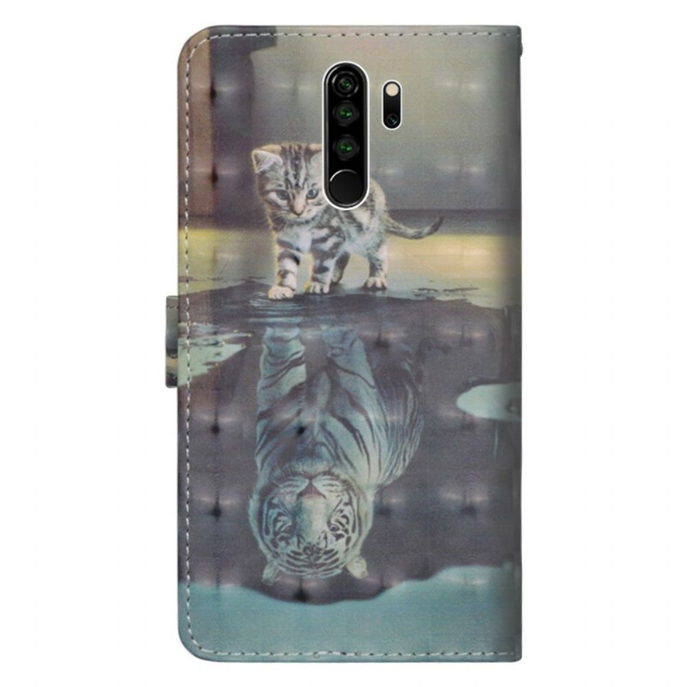 Folio-hoesje voor Xiaomi Redmi Note 8 Pro Ernest De Tijger