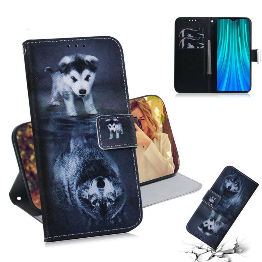 Folio-hoesje voor Xiaomi Redmi Note 8 Pro Ernesto De Wolf