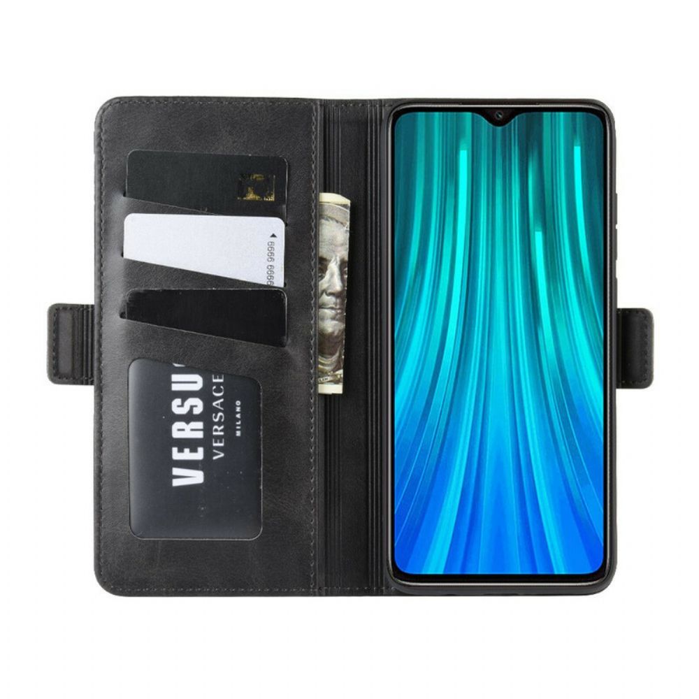 Folio-hoesje voor Xiaomi Redmi Note 8 Pro Flip Case Dubbele Klep