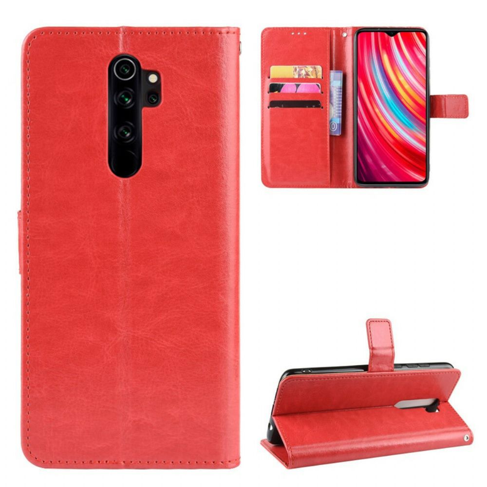 Folio-hoesje voor Xiaomi Redmi Note 8 Pro Flitsachtig Kunstleer