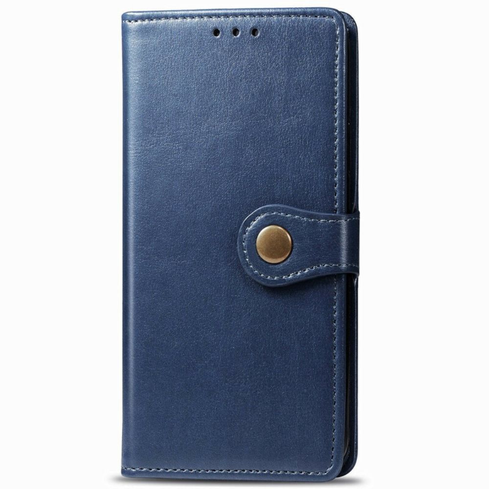 Folio-hoesje voor Xiaomi Redmi Note 8 Pro Kunstleer En Vintage Sluiting