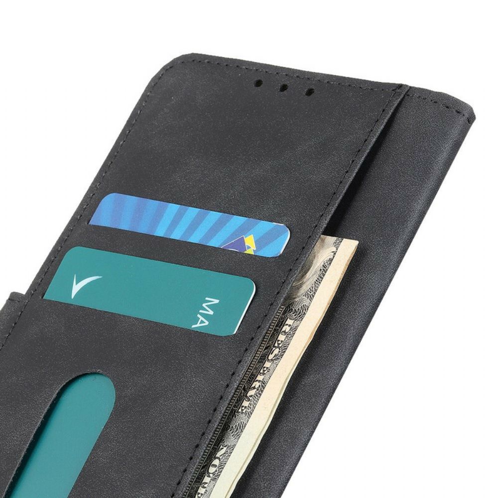 Folio-hoesje voor Xiaomi Redmi Note 8 Pro Mat Vintage Leereffect Khazneh