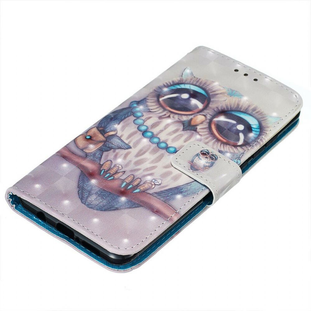 Folio-hoesje voor Xiaomi Redmi Note 8 Pro Miss Uil