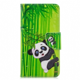 Folio-hoesje voor Xiaomi Redmi Note 8 Pro Panda En Bamboe