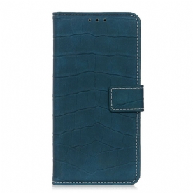 Folio-hoesje voor Xiaomi Redmi Note 8 Pro Vintage Krokodillenleer Stijl