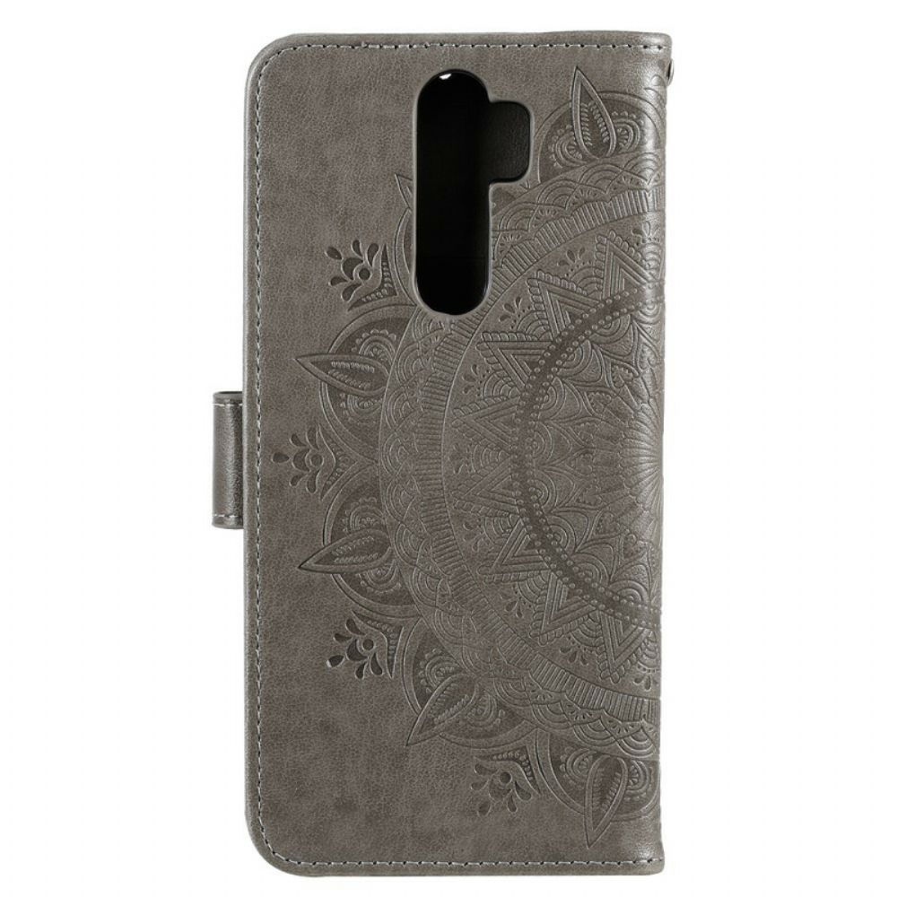 Folio-hoesje voor Xiaomi Redmi Note 8 Pro Zonnemandala