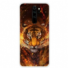 Hoesje voor Xiaomi Redmi Note 8 Pro Brandtijger